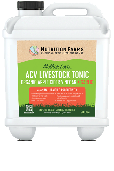 MotherLove™ Apple Cider Vinegar + Garlic Livestock Tonic