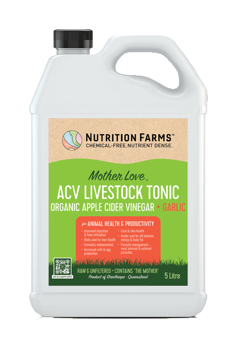 MotherLove™ Apple Cider Vinegar + Garlic Livestock Tonic
